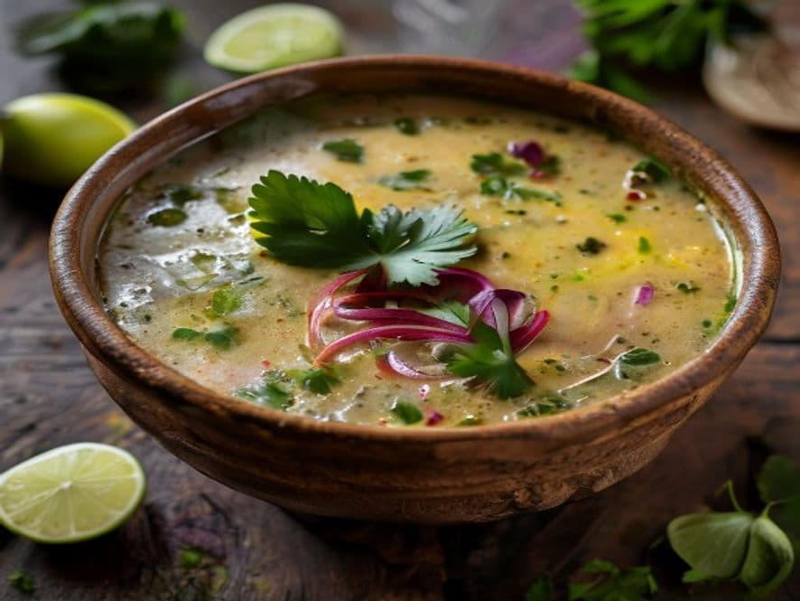 Sopa de Vichyssoise Keto de Coliflor