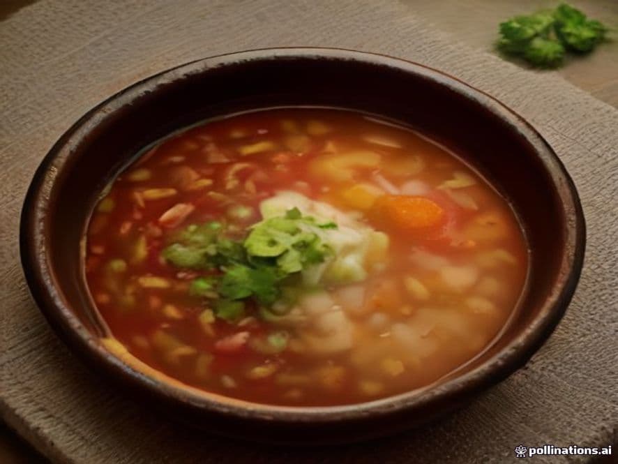 Sopa Negro Keto de Setas con Epazote