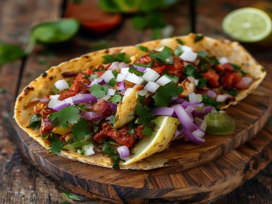 Taco Keto de Antojito de Epazote y Queso