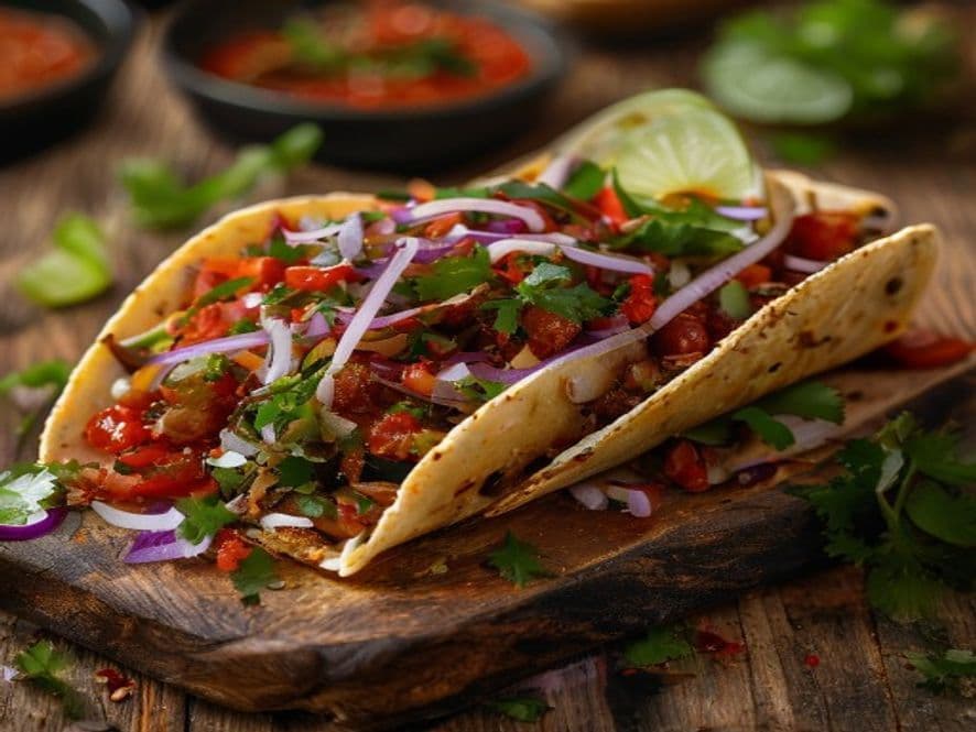 Taco Keto de Lechuga con Birria Nocturno