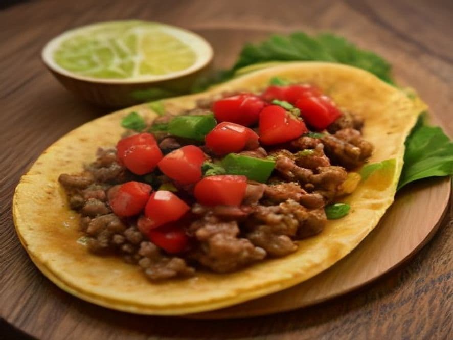 Tacos de Birria de Chivo Keto en Tortilla de Nopal