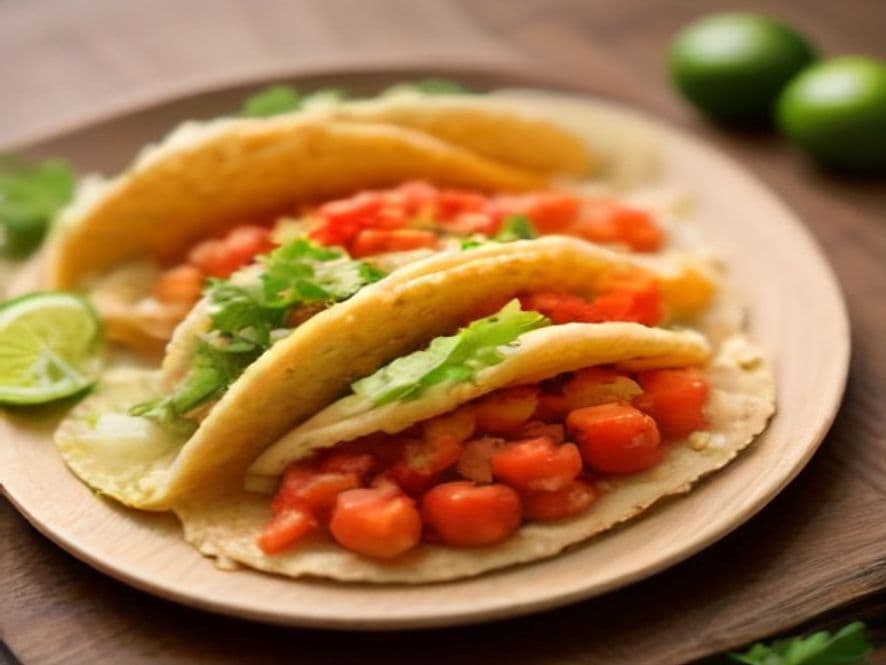 Tacos de cangrejo con aguacate keto dorados al horno