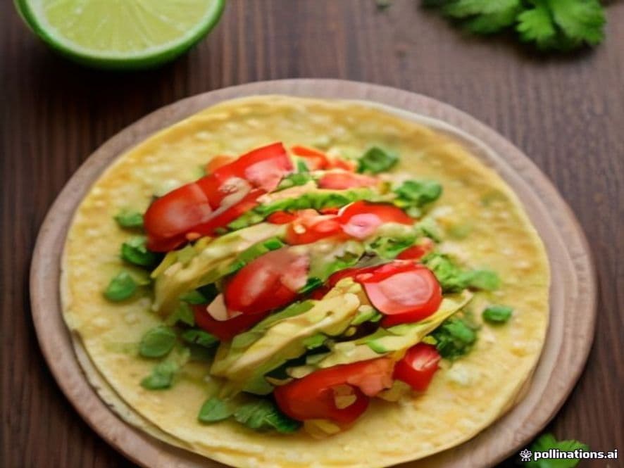 Tacos de Hongos con Epazote Keto en Tortilla de Espinaca