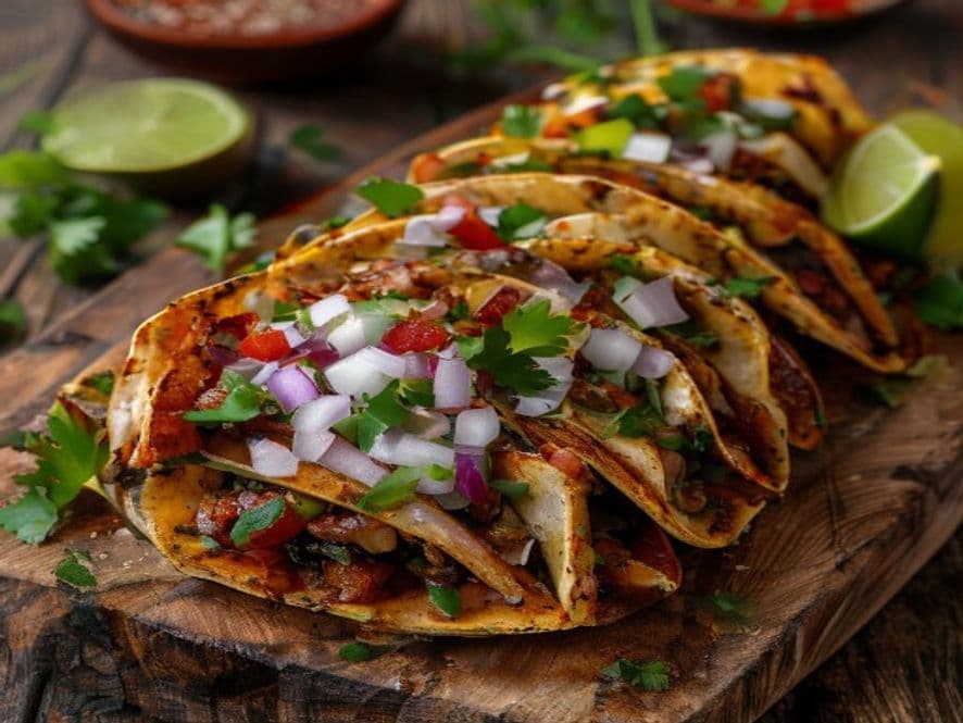 Tacos de lengua de res keto crujientes al horno