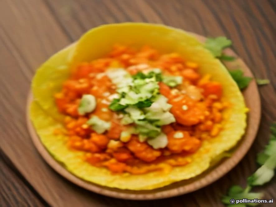 Tacos de pastor Keto en hoja de lechuga