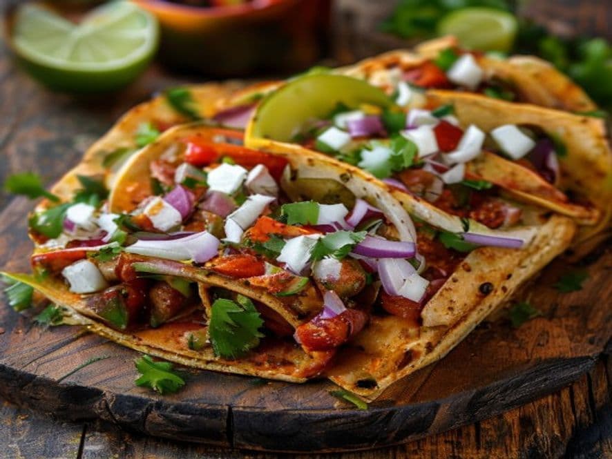 Tacos de Pato Deshebrado Keto con Tortilla de Queso Derretido