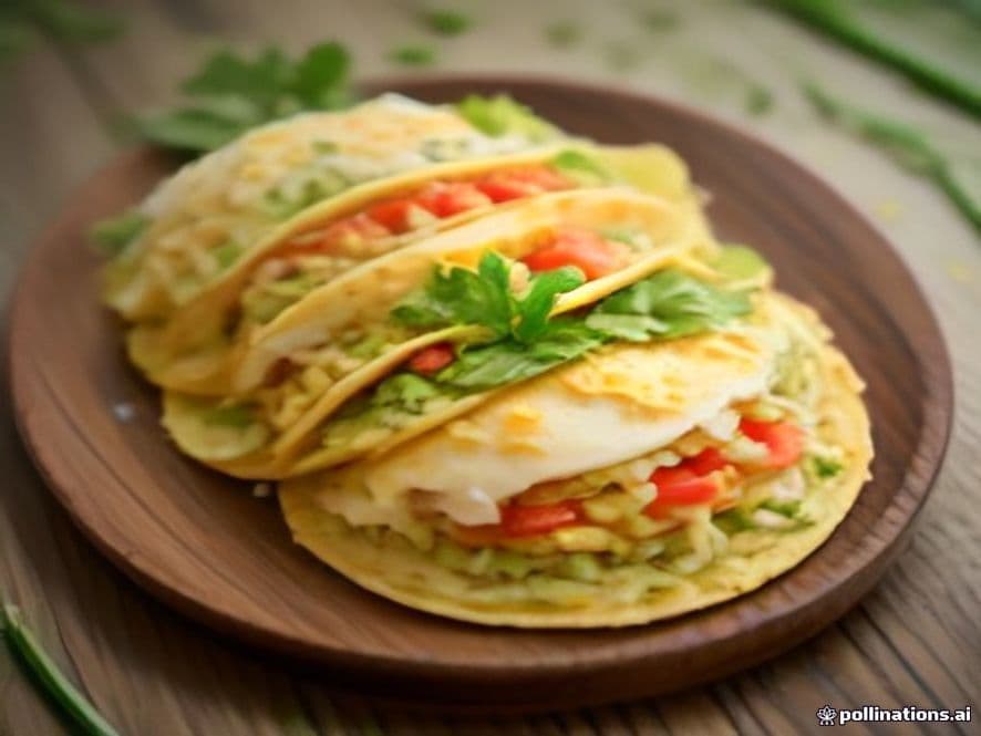 Tacos de Pato Deshebrado Keto en Tortilla de Espinaca