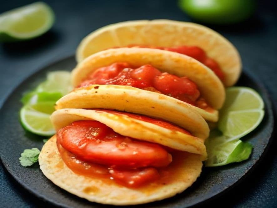 Tacos de pulpo a las brasas keto de canasta keto