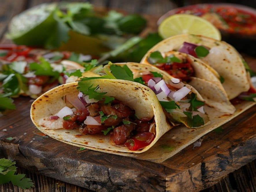 Tacos de Suadero Keto en Tortilla de Ajonjolí Keto