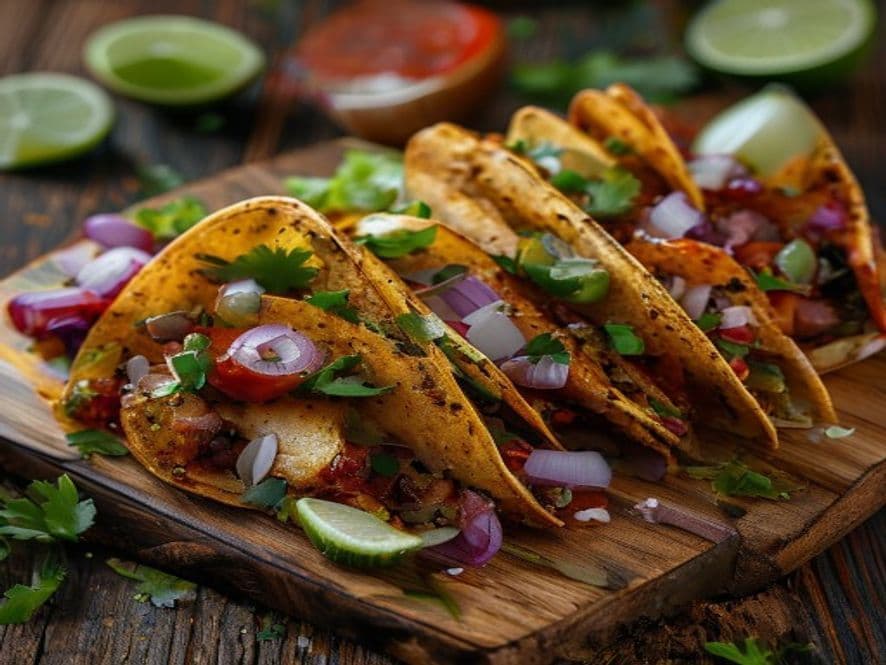 Tacos de Tripa Crispiante Keto Dorados al Horno