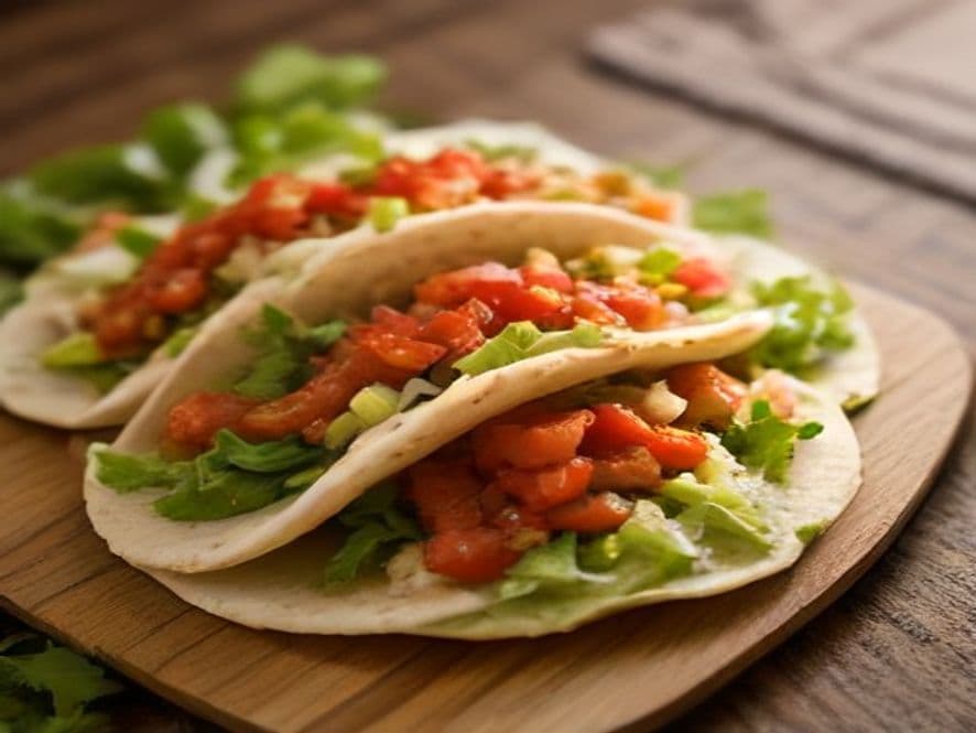 Tacos de Venado Deshebrado Keto estilo Tijuana en Hoja de Lechuga