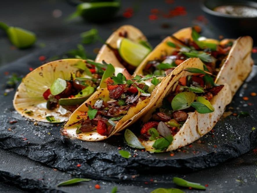 Tacos Keto de Pulpo a las Brasas