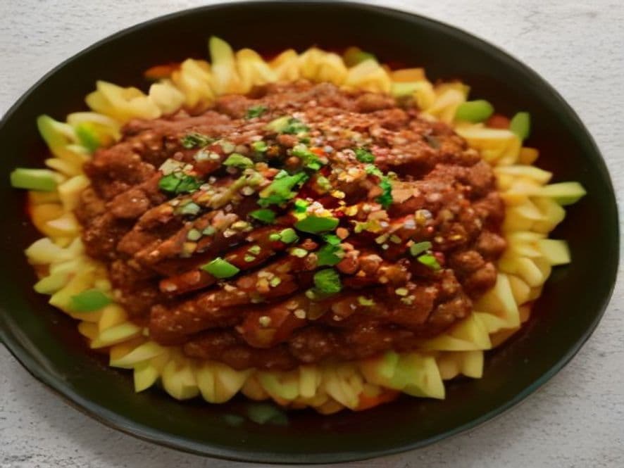 Ternera en Mole Verde Keto Auténtico
