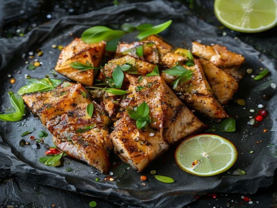 Tilapia con Huitlacoche Keto para Cenar