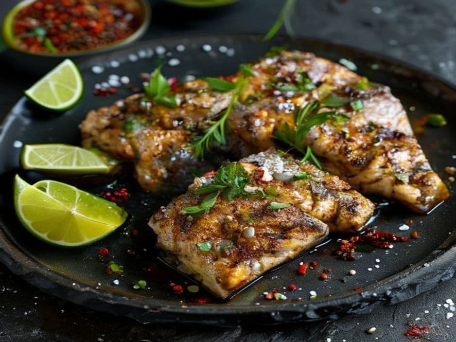 Tilapia en salsa chipotle keto para cenar