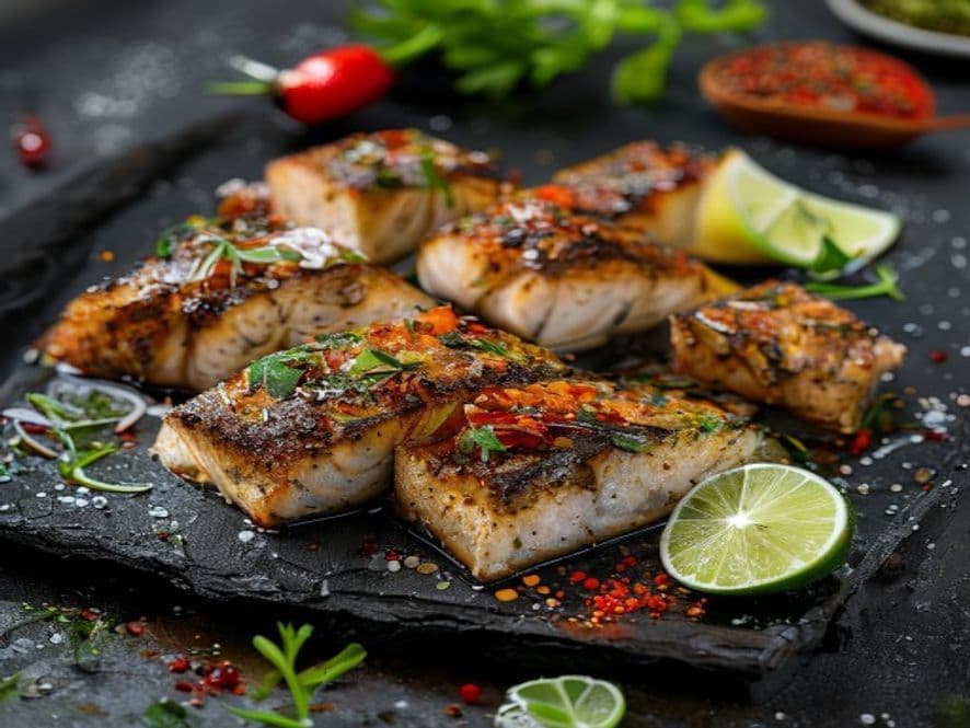 Tilapia en salsa de chile árbol Keto