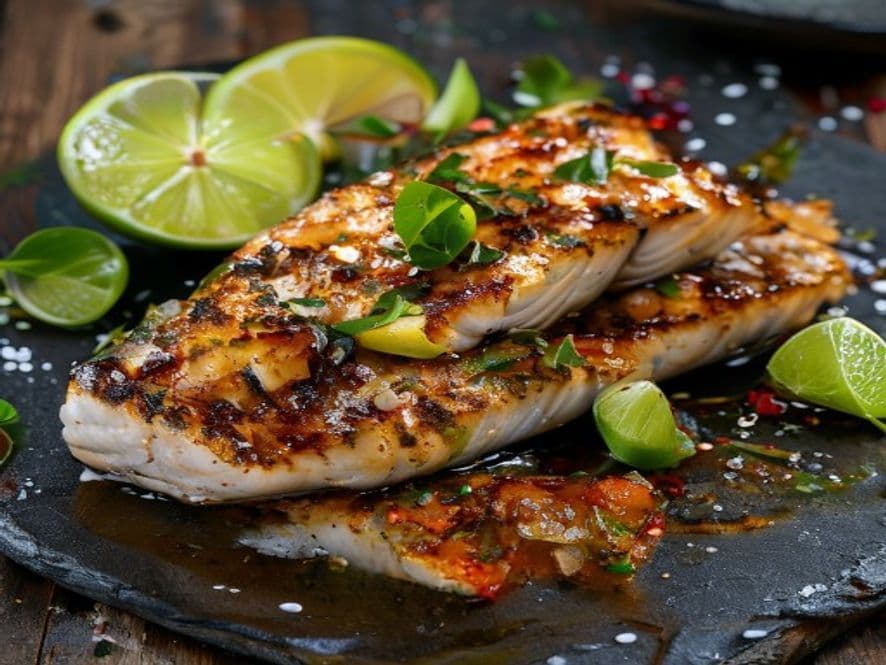 Tilapia en salsa de tamarindo Keto para cenar