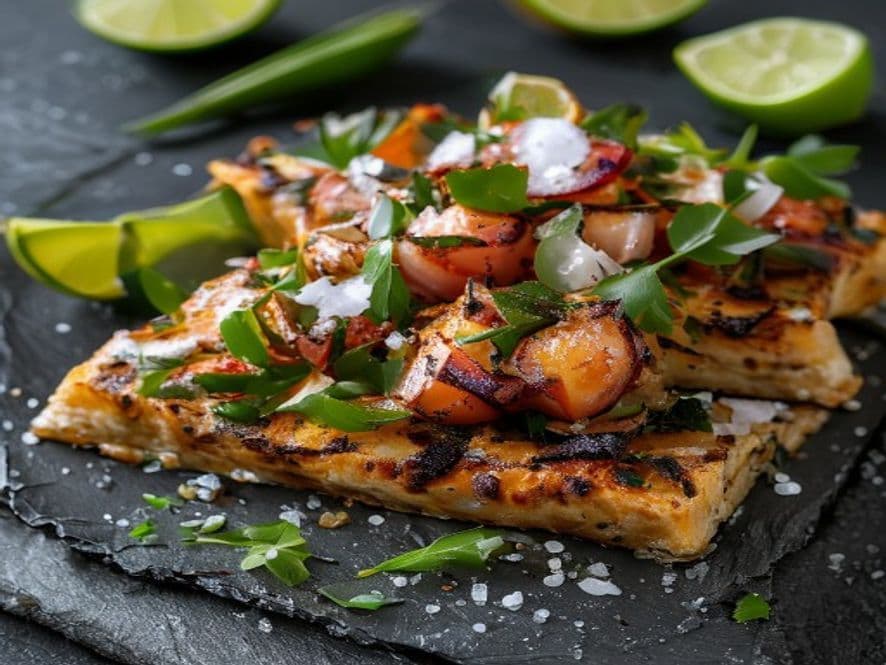 Tostada Keto de Robalo