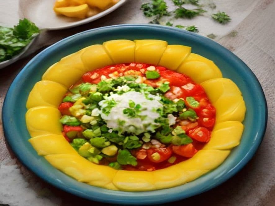 Veloutée Keto de Médula con Salsa Verde Cremosa y Nopales Crujientes