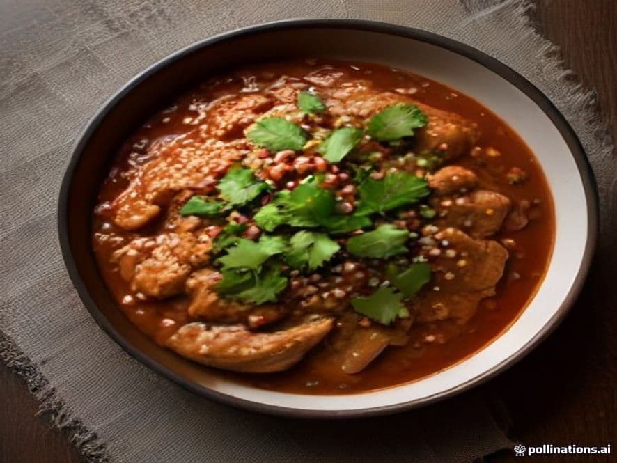 Veloutée Keto de Mole con Pollo Keto