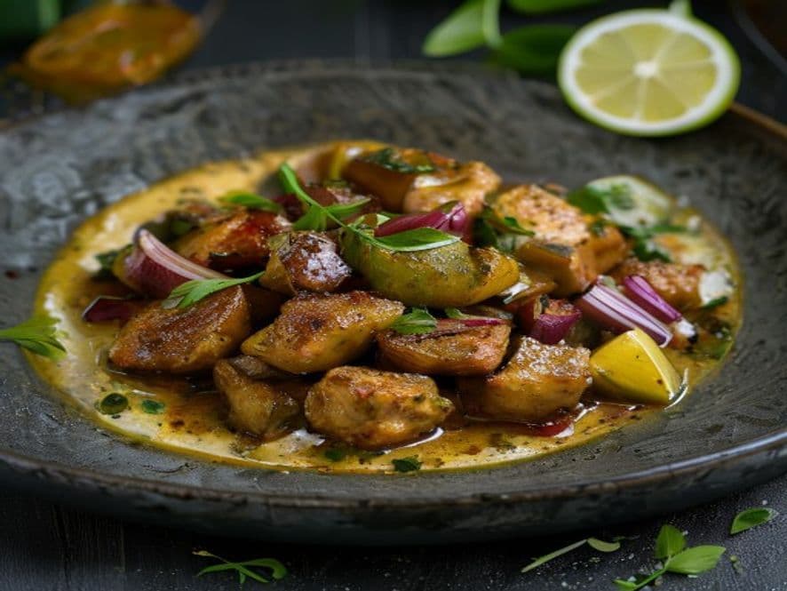 Veloutée Keto de Pollo con Chayote Keto