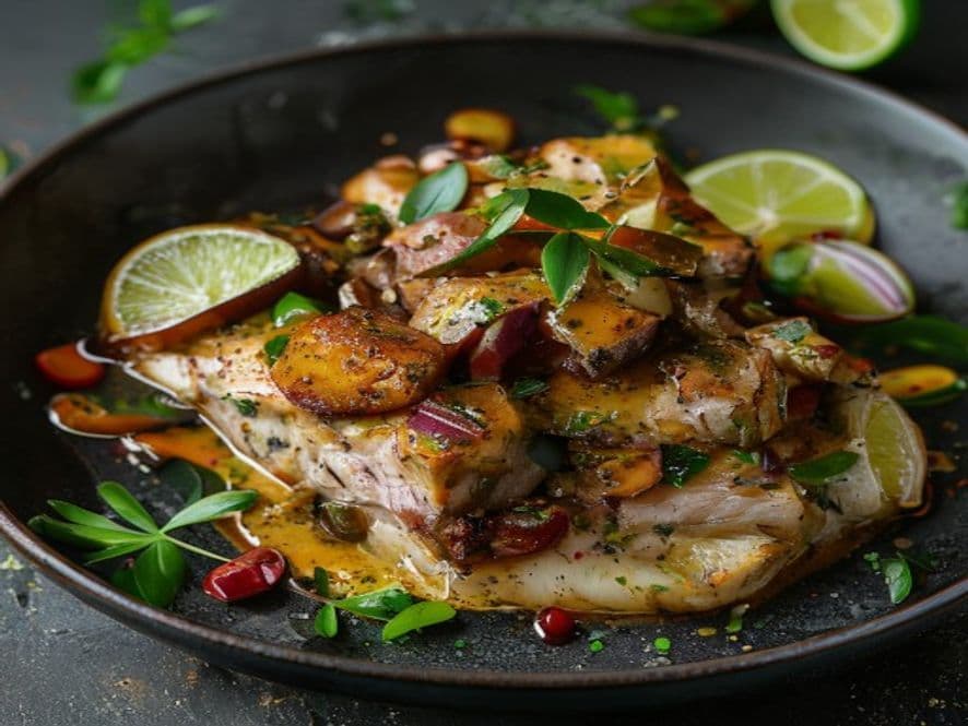Veloutée Keto de Pollo con Ejotes Keto