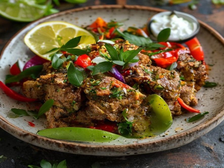 Venado al Cilantro Keto para Cena