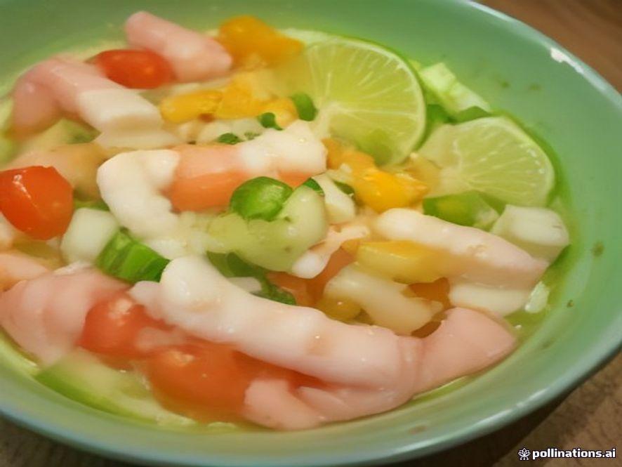 Ceviche Keto de Tilapia y Mariscos Mixtos