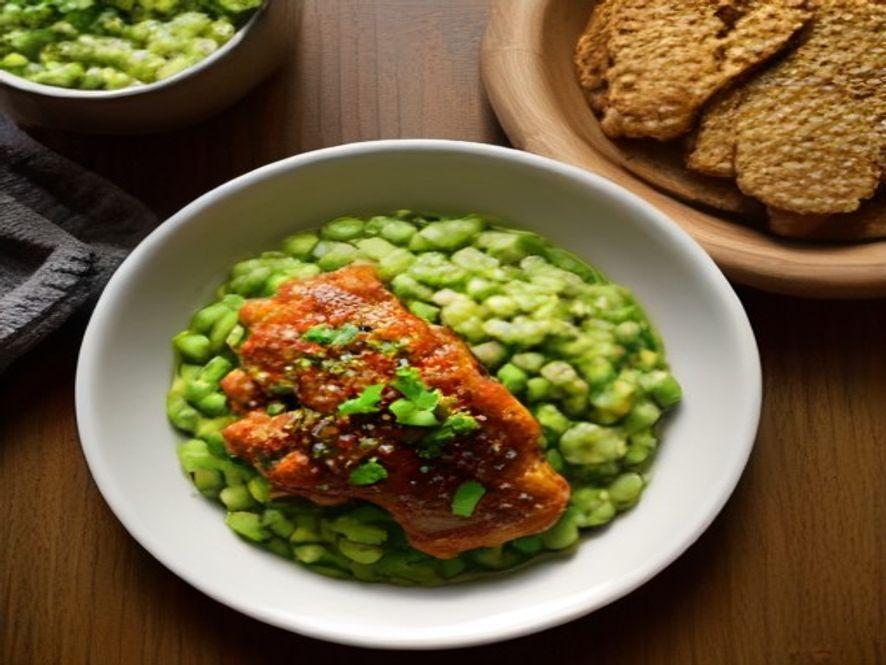 Chicharrón Keto de Panceta con Guacamole Fresco