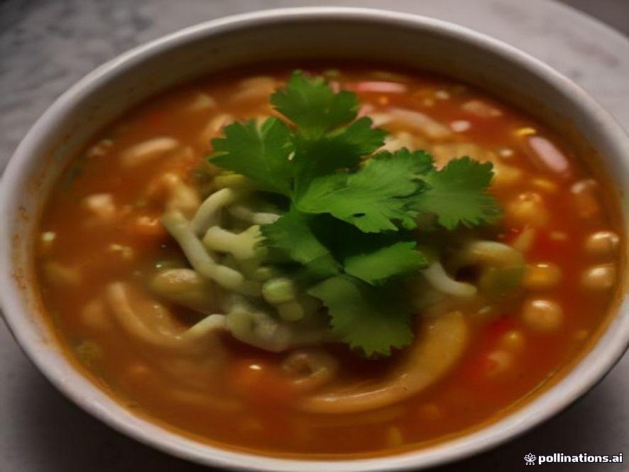 Consomé Rojo Keto Sin Maíz de Pollo