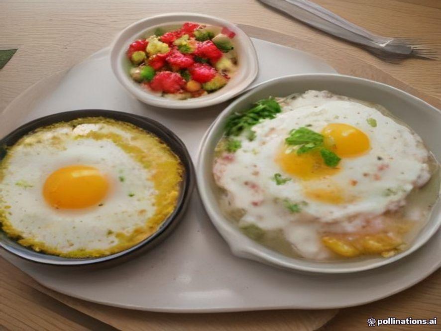 Huevos en Cazuela de Barro con Ejotes y Ajo Keto