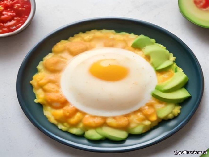 Huevos Escalfados con Salsa Roja de Guajillo Keto