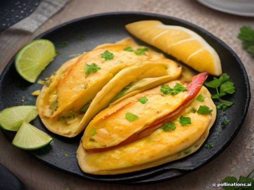 Tacos de Salmón con Salsa Verde Keto en Tortilla de Coco