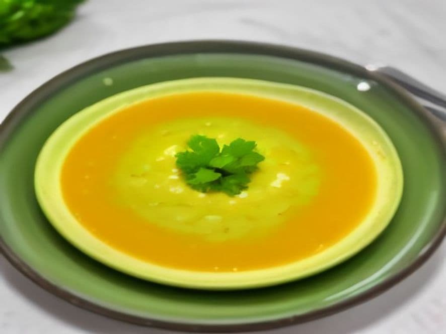 Bisque de Pak Choi Mexicano Keto con Camarones