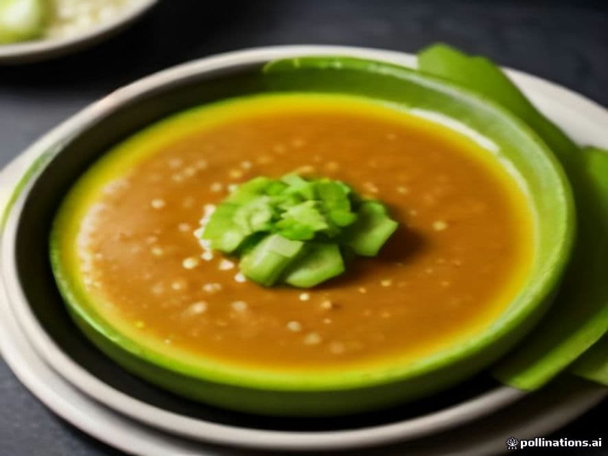 Bisque de res con epazote Keto
