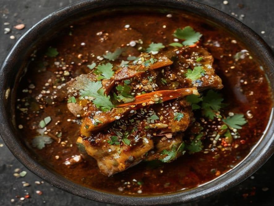 Borrego en Mole Verde Keto