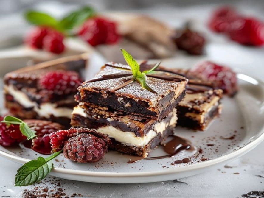 Brownies keto de amaretto keto