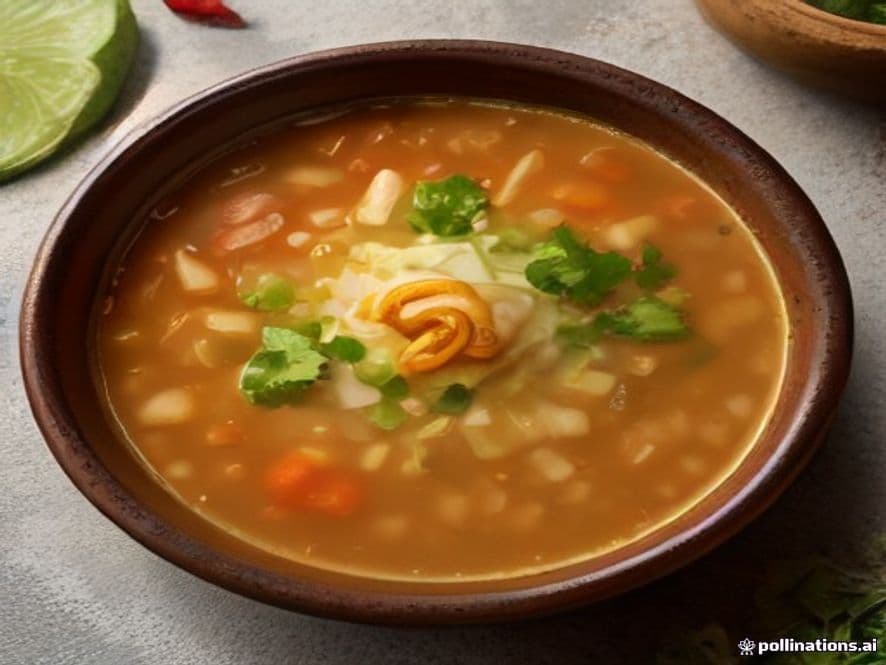 Caldo de Médula con Salsa Verde Keto