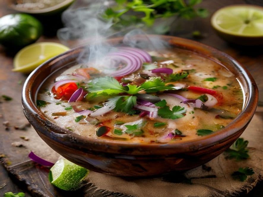 Caldo de Pollo con Ejotes Keto