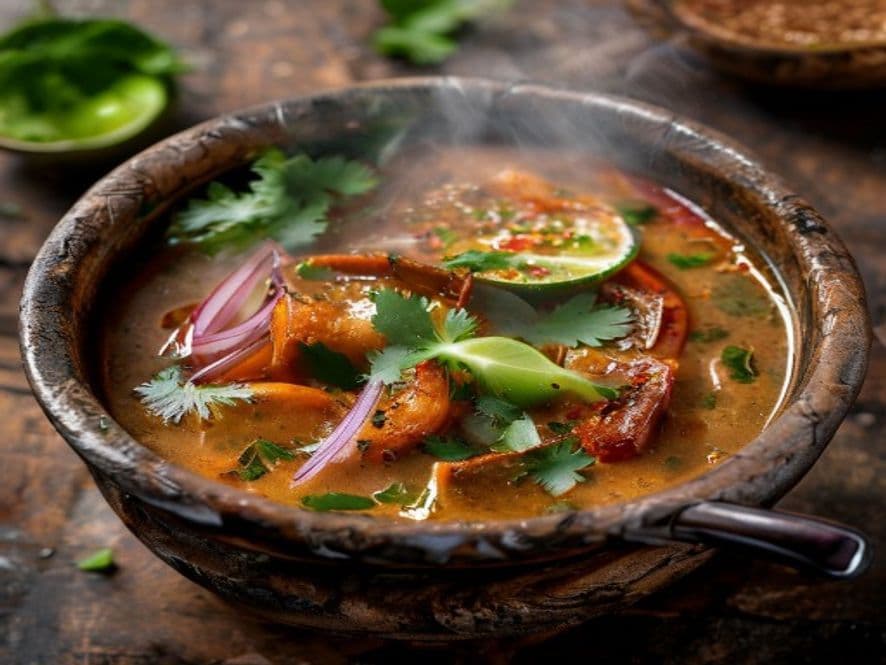 Caldo de Puerro con Tocino Keto