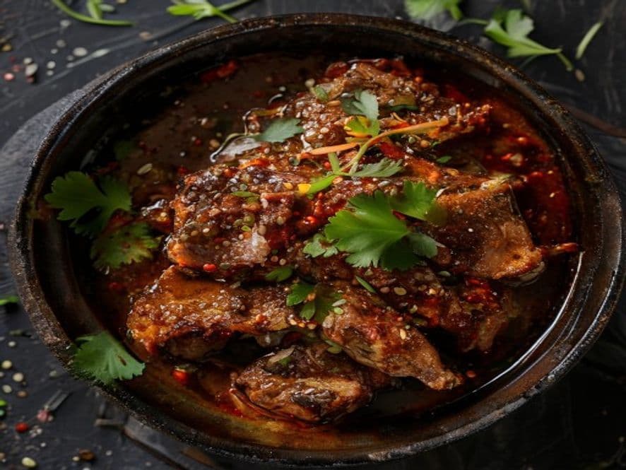 Cerdo en mole almendrado keto