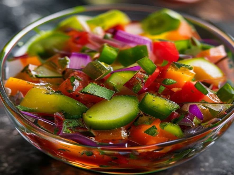 Ceviche Keto de Callo de Hacha Negro con Calamar