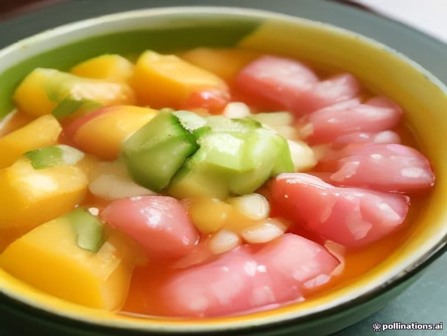 Ceviche Keto de Pulpo con Mango Keto