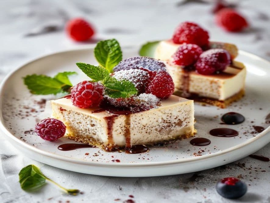 Cheesecake Keto de Cardamomo