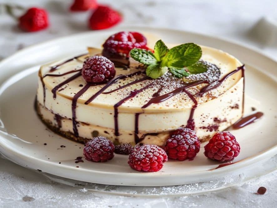 Cheesecake Keto de Melón