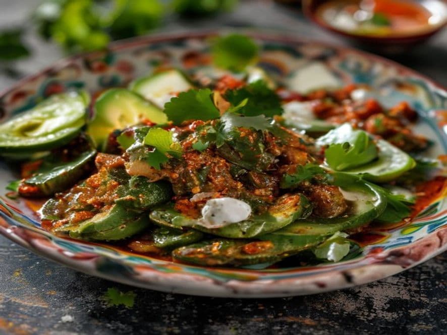 Chilaquiles Verdes de Tomatillo con Machaca Keto