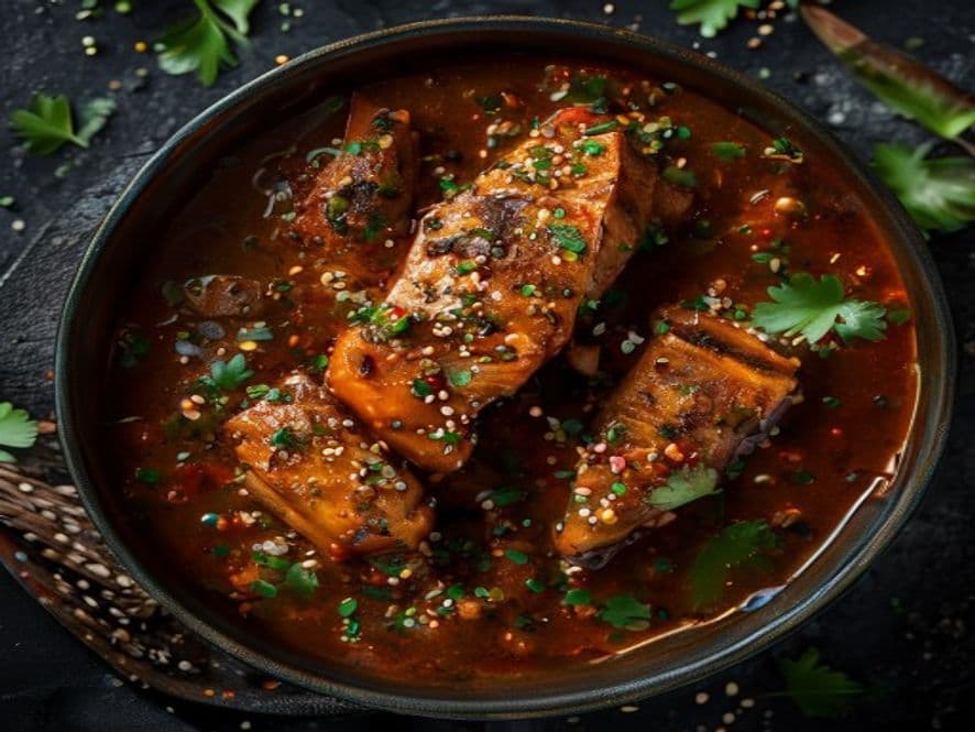 Codorniz en mole almendrado Keto