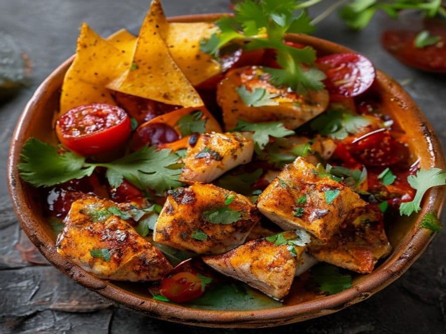 Codorniz en salsa de guajillo keto