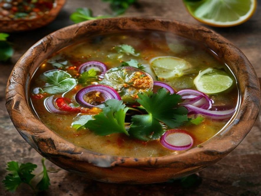 Consomé de Cilantro Keto
