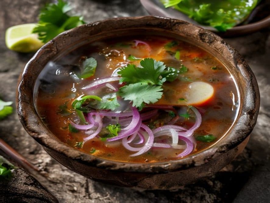 Consomé de Res con Nopales Keto